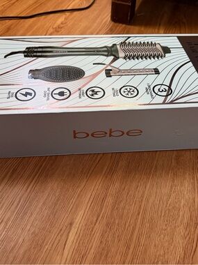 bebe White Hot Air Styler with Rose Gold Logo